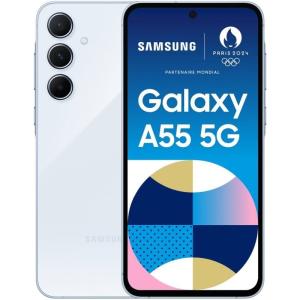 Smartphone Samsung Galaxy A55 8GB/ 256GB/ 6.6'/ 5G/ Azul Cielo