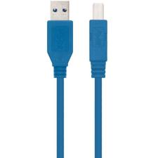 Cable USB 3.0 Impresora Nanocable 10.01.0802-BL/ USB Tipo-B Macho - USB Macho/ 2m/ Azul