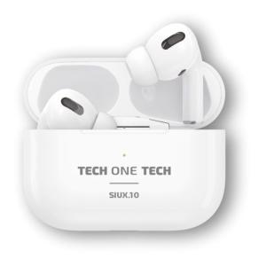 Auriculares Bluetooth Tech One Tech SIUX.10 TEC1410/ con estuche de carga/ Autonomía 5h/ Blancos