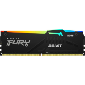 Memoria RAM Kingston FURY Beast RGB 32GB/ DDR5/ 6000MHz/ 1.4V/ CL30/ DIMM