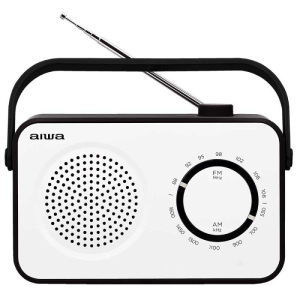 Radio Portátil Aiwa R-190BW/ 2W/ Blanco