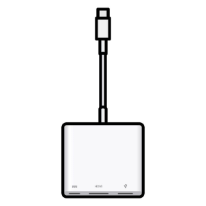 Adaptador usb-c digital Av Multiport Macbook v3 MW5M3ZM/A