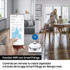 Robot Aspirador Samsung Jet Bot/ Autonomía 1.5h/ control por WiFi/ Blanco