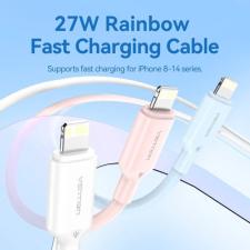 Cable USB 2.0 Tipo-C Lightning Vention LAKWH/ USB Tipo-C Macho - Lightning Macho/ Hasta 27W/ 480Mbps/ 2m/ Blanco