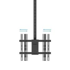 Soporte de Techo Giratorio/ Inclinable/ Nivelable TooQ LPCE1175TSLI-XL-B para TV de 32-75'/ hasta 60kg