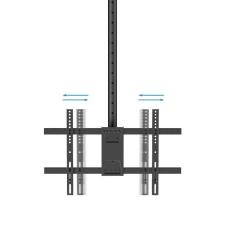 Soporte de Techo Giratorio/ Inclinable/ Nivelable TooQ LPCE1186TSLI-XL-B para TV de 43-86'/ hasta 60kg