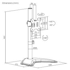 Soporte para Monitor Aisens DT32TSR-283/ hasta 10kg