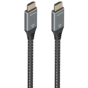 Cable HDMI 2.1 8K Aisens A150-0876/ HDMI Macho - HDMI Macho/ 5m/ Gris y Negro