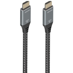 Cable HDMI 2.1 8K Aisens A150-0877/ HDMI Macho - HDMI Macho/ 7m/ Gris y Negro