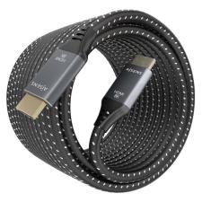 Cable HDMI 2.1 8K Aisens A150-0878/ HDMI Macho - HDMI Macho/ 10m/ Gris y Negro