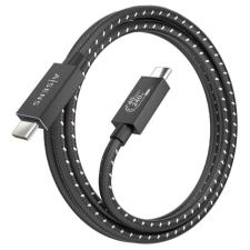 Cable USB 4.0 Tipo-C Aisens A156-0868/ USB Tipo-C Macho - USB Tipo-C Macho/ Hasta 240W/ 40Gbps/ 1.5m/ Gris