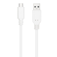 Cable USB 2.0 Nanocable 10.01.2101-W/ USB Tipo-C Macho - USB Macho/ 1m/ Blanco