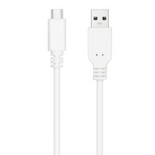 Cable USB 2.0 Nanocable 10.01.2102-W/ USB Tipo-C Macho - USB Macho/ 2m/ Blanco