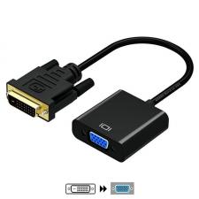 ADAPTADOR DVI 24+1/M A VGA HDB15/H  AISENS A147-0352 - CONECTORES DVI 24+1 MACHO / VGA HEMBRA - USB MICRO-B - NEGRO - 10 CM