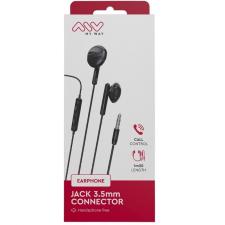 Auriculares Intrauditivos Myway MWHPH0019/ con Micrófono/ Jack 3.5/ Negros