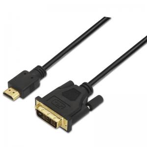 CABLE DVI A HDMI AISENS A117-0090 - DVI 18+1 MACHO-HDMI A MACHO - FULL HD - 1.8M - Imagen 1