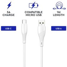 Cable USB 2.0 Tipo-C Myway MWUSC0019/ USB Macho - USB Tipo-C Macho/ 1m/ Blanco