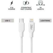 Cable USB 2.0 Tipo-C Lightning Myway MWUSC0023/ USB Tipo-C Macho - Lightning Macho/ 1m/ Blanco