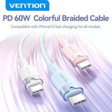 Cable USB 2.0 Tipo-C 3A Vention TRDWF/ USB Tipo-C Macho - USB Tipo-C Macho/ Hasta 60W/ 480Mbps/ 1m/ Blanco