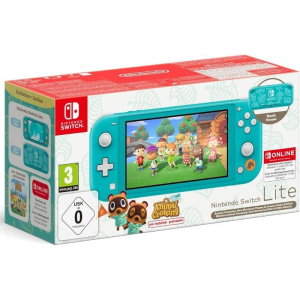 Nintendo Switch Lite Azul Turquesa + Juego Nintendo Animal Crossing New Horizons