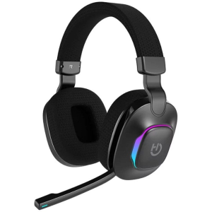 Auriculares Gaming con Micrófono Hiditec Vortex ARGB/ Jack 3.5/ Bluetooth/ Negros