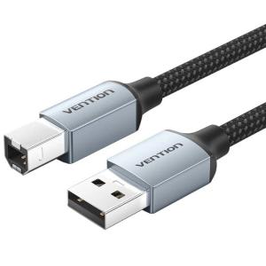 Cable USB 2.0 Impresora Vention CTTHG/ USB Tipo-B Macho - USB Macho/ 480Mbps/ 2m/ Gris