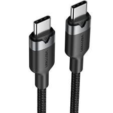 Cable USB 2.0 Tipo-C 3A Vention TRDBF/ USB Tipo-C Macho - USB Tipo-C Macho/ Hasta 60W/ 480Mbps/ 1m/ Negro