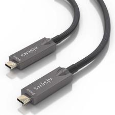 Cable USB 3.1 Tipo-C Aisens A157-0882/ USB Tipo-C Macho - USB Tipo-C Macho/ Hasta 60W/ 10Gbps/ 10m/ Negro