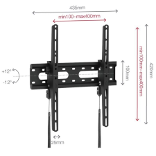 Soporte de Pared Inclinable Fonestar TILT-044BA para TV de 32-70'/ hasta 45kg