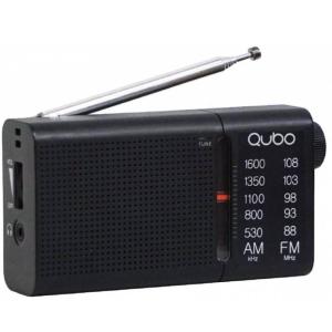 Radio Portátil Qubo RS-2/ Negro