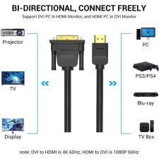 Cable Conversor Vention ABFBJ/ DVI-D Macho - HDMI Macho/ 5m/ Negro