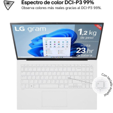 Portátil LG Gram 15Z90S-G AA74B Intel Core Ultra 7-155H/ 16GB/ 512GB SSD/ 15.6'/ Win11