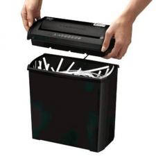 DESTRUCTORA FELLOWES P-25S - CORTE EN TIRAS HASTA 5 HOJAS -PAPELERA CAPACIDAD 11 LITROS - CABEZAL EXTRAIBLE - SEGURIDAD DIN P-1 