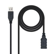 CABLE ALARGADOR USB 3.0 NANOCABLE 10.01.0901-BK - CONECTORES USB TIPO A MACHO/ USB TIPO A HEMBRA - 1M - NEGRO