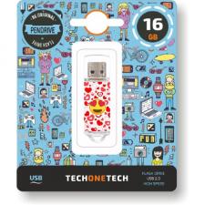 PENDRIVE TECH ONE TECH EMOJIS HEART EYES 16GB - USB 2.0