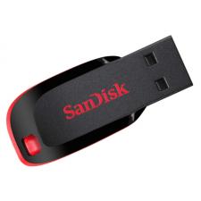 PENDRIVE SANDISK CRUZER BLADE - 64GB - USB2.0 - DISEÑO NEGRO / ROJO