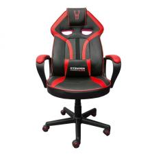 SILLA GAMER WOXTER STINGER STATION ALÍEN RED V2.0 - PISTON CLASE 4 - EJE DE ACERO - REPOSABRAZOS - COJÍN LUMBAR - 5 RUEDAS - HAS