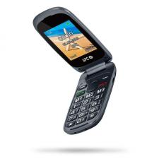 TELÉFONO MÓVIL LIBRE SPC HARMONY NEGRO - DOBLE PANTALLA - TECLAS GRANDES - DUAL SIM - CÁMARA - TECLA SOS - BAT LITIO - BASE CARG