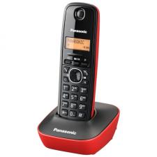 TELÉFONO INALÁMBRICO DECT PANASONIC KX-TG1611 NEGRO/ROJO - IDENTIFICACIÓN LLAMADAS- AGENDA 50 ENTRADAS - PANTALLA LCD 3.17CM AMB