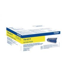 TONER AMARILLO BROTHER TN421Y - 1800 PÁGINAS - COMPATIBLE SEGÚN ESPECIFICACIONES