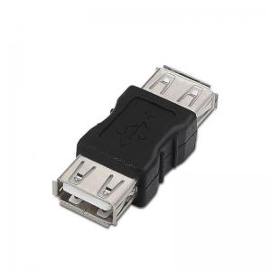 ADAPTADOR USB 2.0 AISENS A103-0037 - CONECTORES USB TIPO A HEMBRA EN AMBOS EXTREMOS - NEGRO - Imagen 1