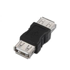 ADAPTADOR USB 2.0 AISENS A103-0037 - CONECTORES USB TIPO A HEMBRA EN AMBOS EXTREMOS - NEGRO