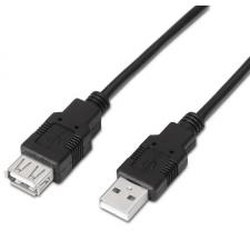 CABLE ALARGADOR USB 2.0 AISENS A101-0016 - CONECTORES USB TIPO A MACHO/ A HEMBRA - 1.8M - NEGRO