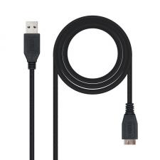 CABLE USB 3.0 NANOCABLE 10.01.1101-BK - TIPO A/M-MICRO B/M - NEGRO - 1M