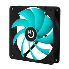 VENTILADOR HIDITEC VGCH10002 - 120MM - VENTILADOR 7 ASPAS COLOR TURQUESA - CONECTOR MOLEX - SILENCIOSO - ESQUINAS CON SOPORTE DE