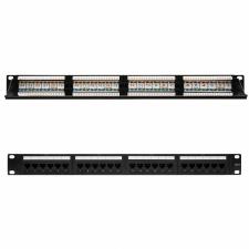 PATCH PANEL NANOCABLE 10.21.3124 24 PUERTOS - 19'/48.26CM - 1U - PARA RJ45 CAT.6 - DUAL IDC - ACEPTA CABLES DE CALIBRES 26 / 24 