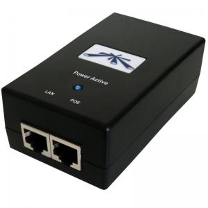 ALIMENTADOR POR ETHERNET UBIQUITI POE-48-24W-G - 48VDC - 24W - COMPATIBLE CON UAP-AC-PRO / ROCKETM2-TI / ROCKETM5-TI - Imagen 1