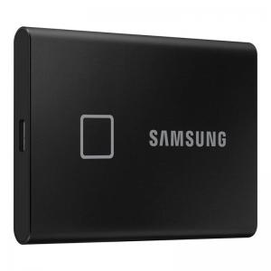 DISCO EXTERNO SAMSUNG PORTABLE SSD T7 TOUCH BLACK - 500GB - USB 3.2 - LECTURA 1050MB/S - ESCRITURA 1000MB/S - CIFRADO HARDWARE -