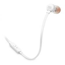 AURICULARES INTRAUDITIVOS JBL T110 WHITE - PURE BASS - DRIVERS 9MM - CABLE PLANO - FUNC. MANOS LIBRES - Imagen 4