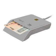 LECTOR DE DNI/TARJETAS INTELIGENTES WOXTER BLANCO - COMPATIBLE CON DNIE/DNI 3.0 Y SMARTCARDS - USB 2.0 - COMPATIBLE MAC/PC